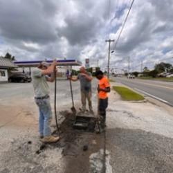 Road roads, public works