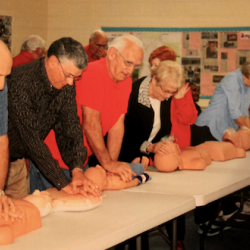 First aid training