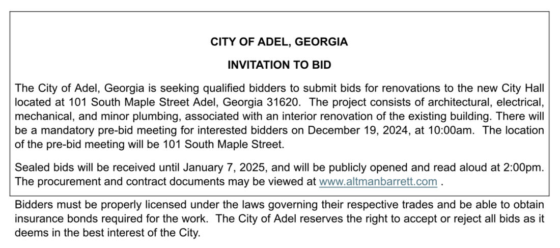 Invitation To Bid