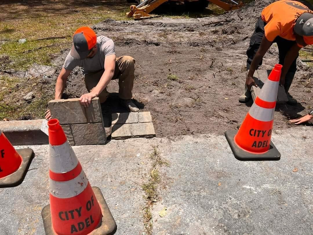 Storybook park, tiling work