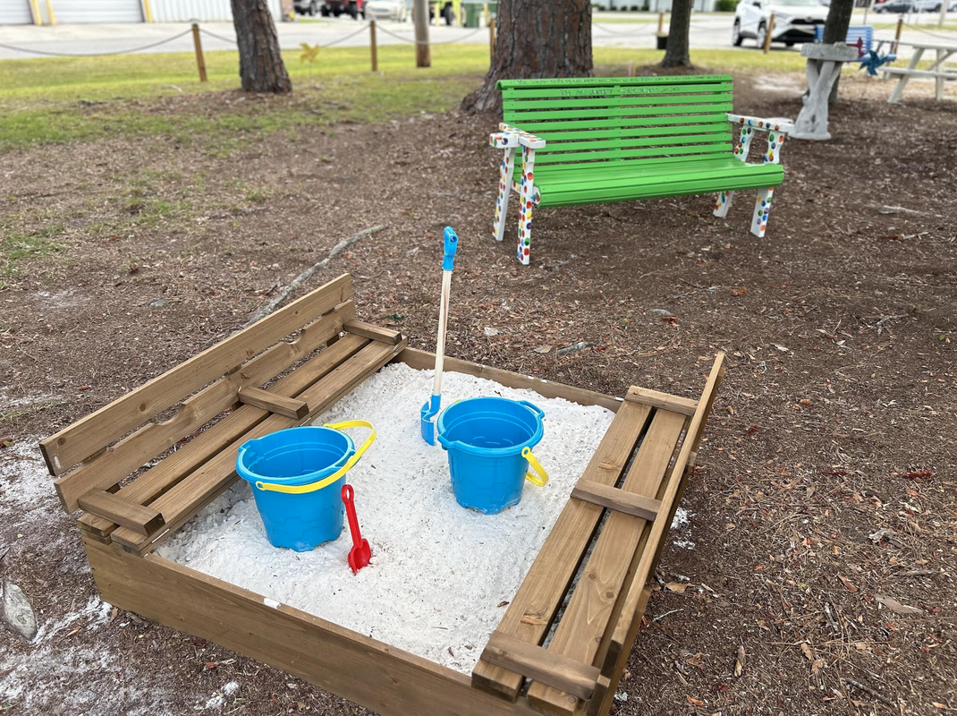 Storybook park, sandbox