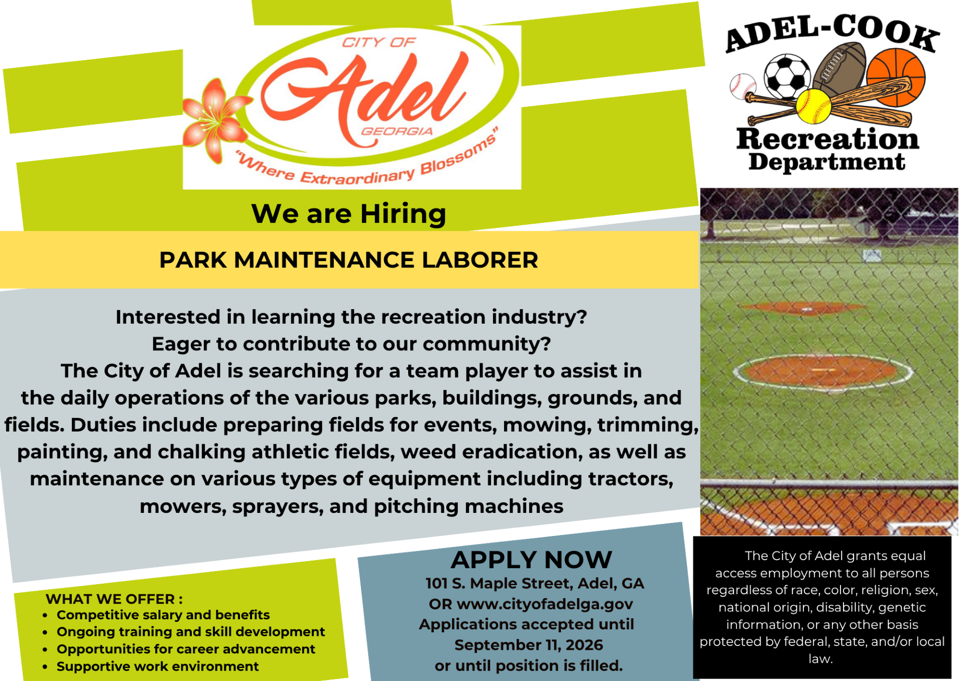 Park Maintenance Laborer