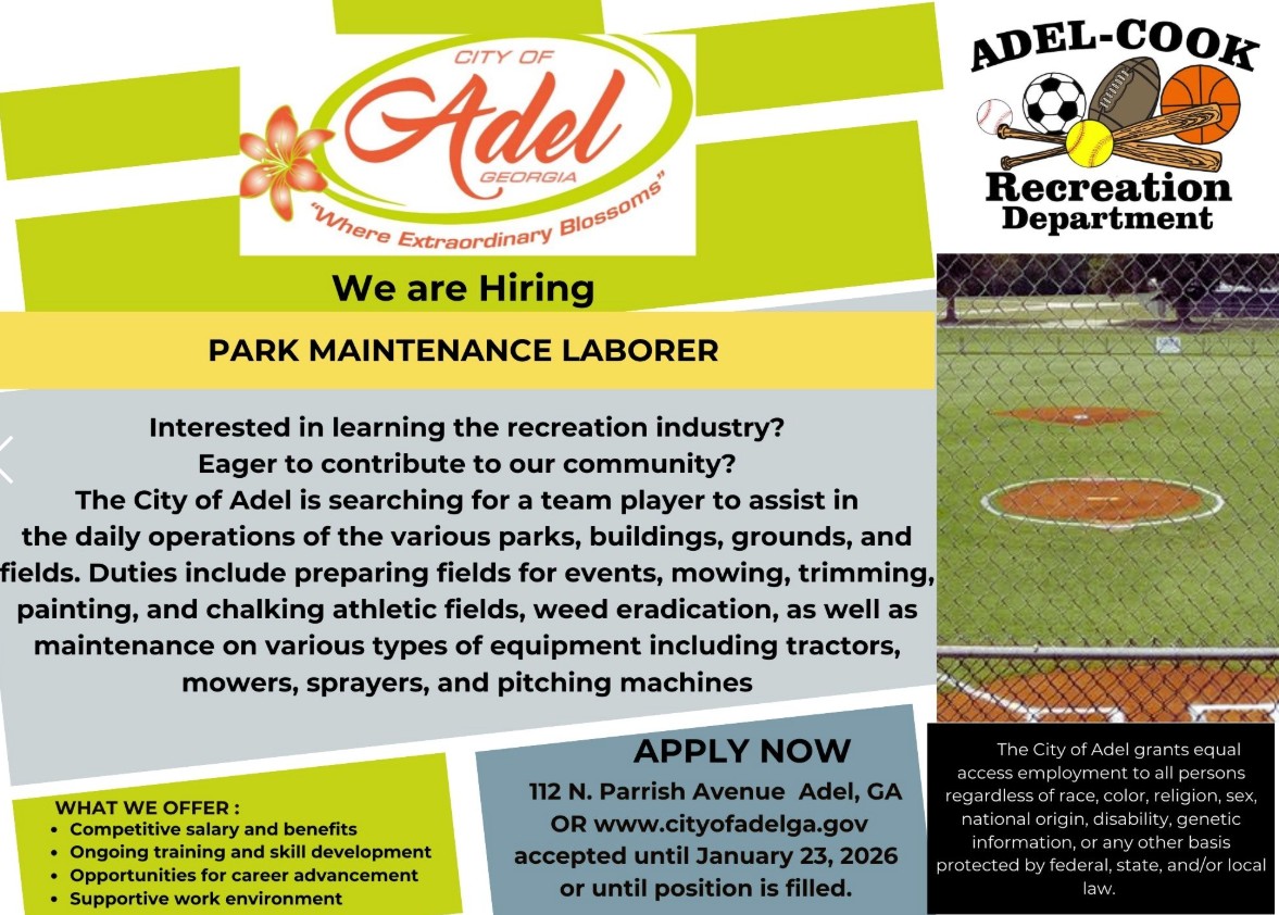 Park Maintence laborer