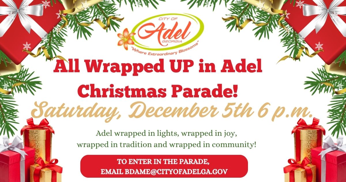 All Wrapped Up in Adel Christmas Parade 