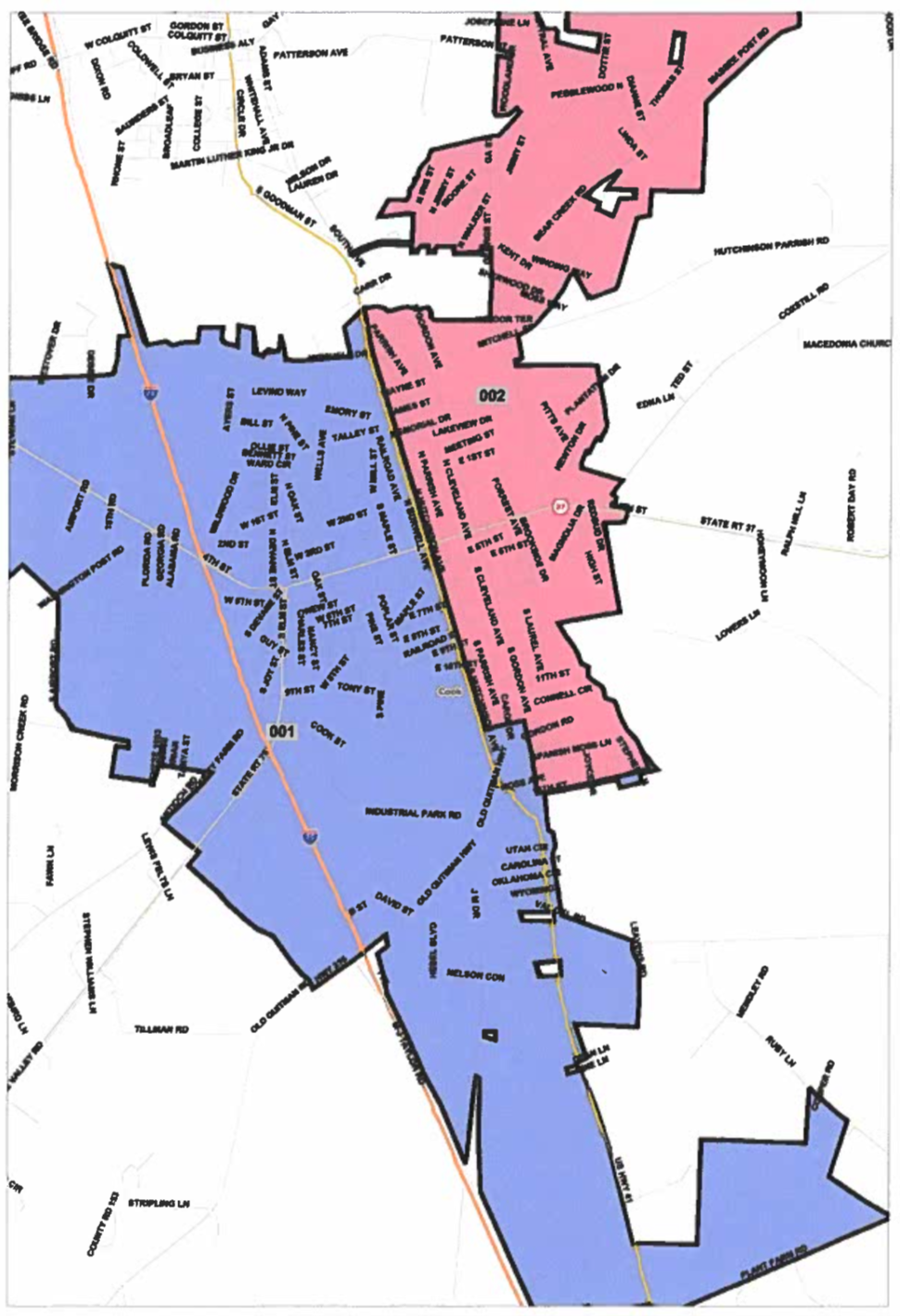 district map